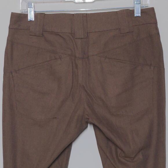 Arcteryx Womens Reia Chino Pants Brown Mid Rise Lined Trim Fit Hiking Camping 4 - Picture 8 of 16